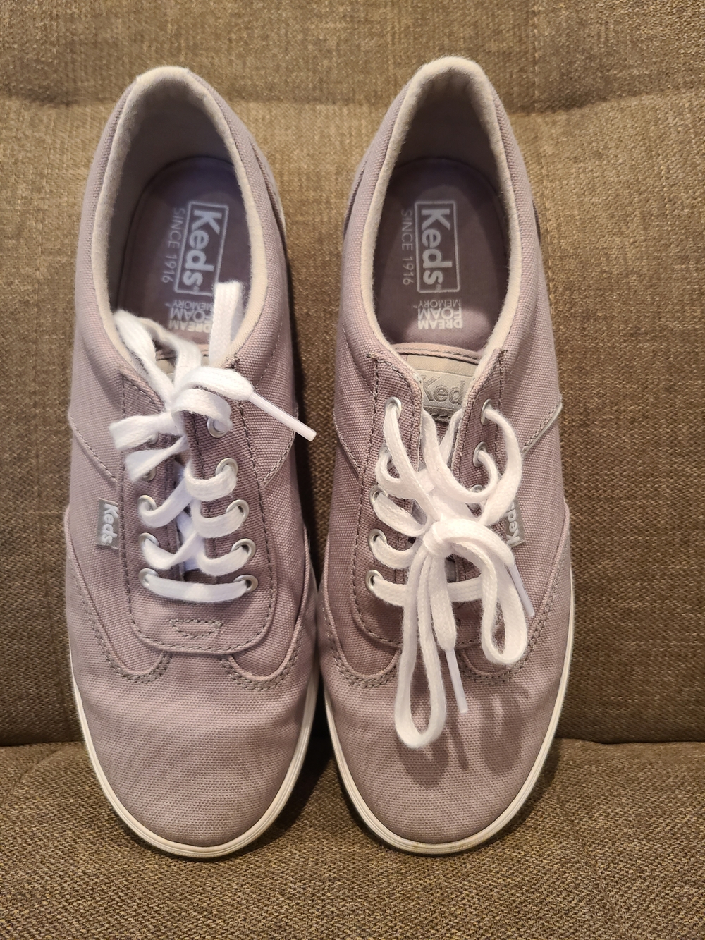 Keds Grey Women's Tennis Shoe - 6.5